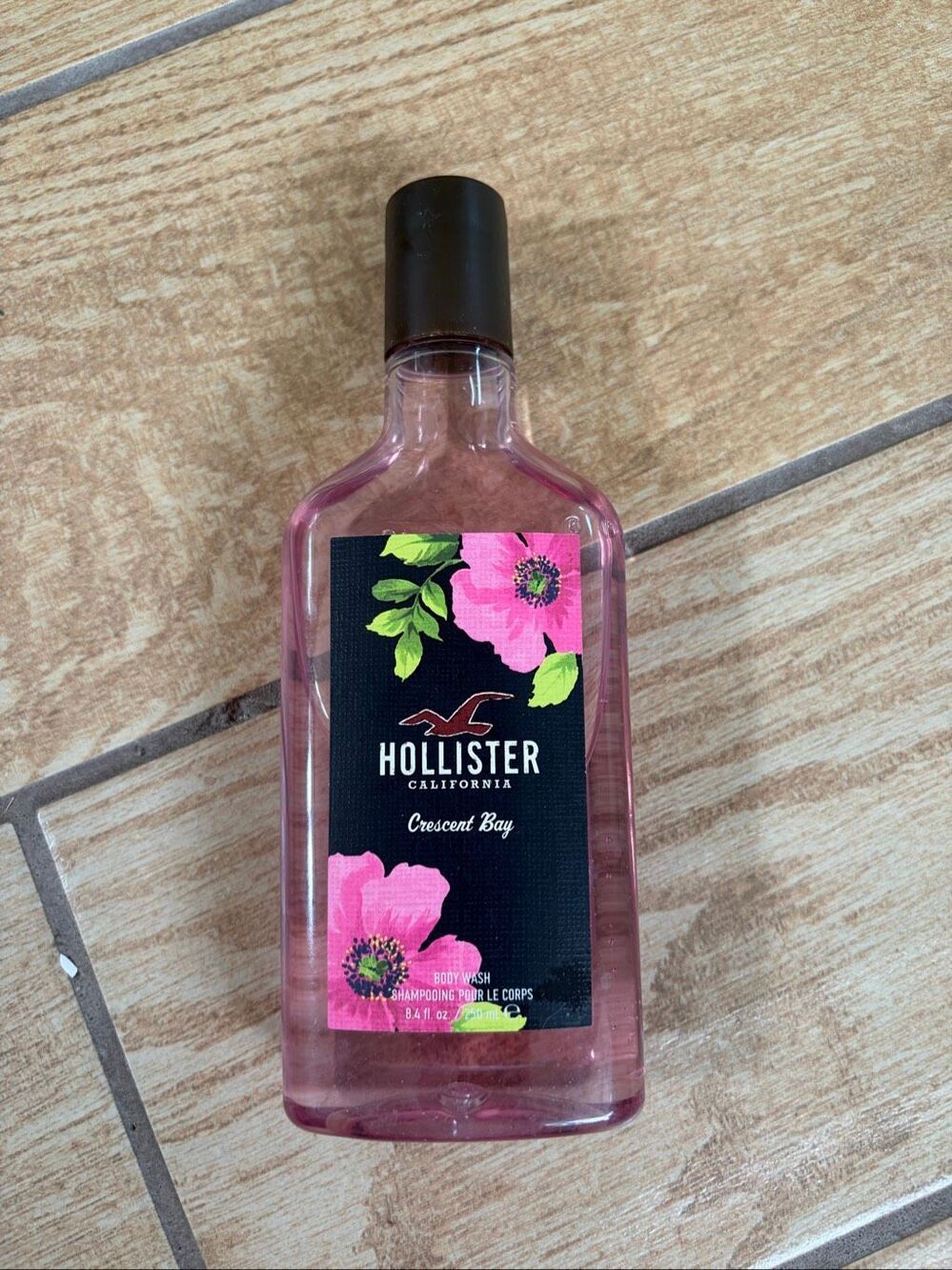 Hollister Crescent Bay Body Wash Watermelon Aloe Poppy Discontinued Used
